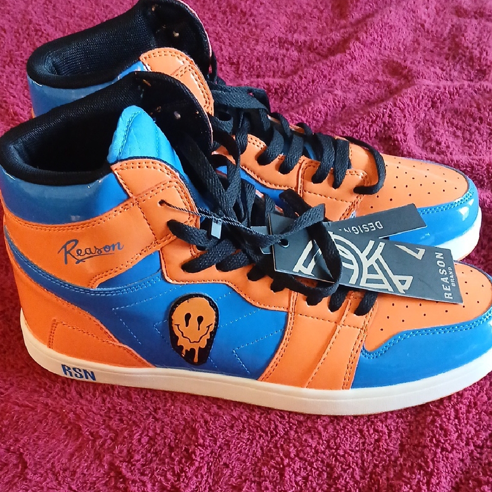 Reason Vibrant High-Top Sneakers